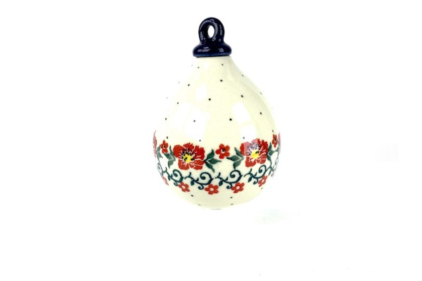 185 Bunzlau Kerstbal Druppel vorm 1973X Diversen